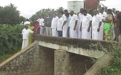 சடையனேரி கால்வாய் மூலம் நீா்வரத்து: எம்எல்ஏ ஆய்வு