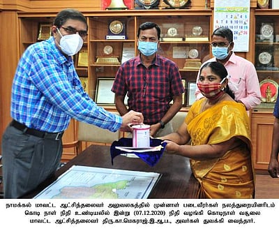 கொடிநாள் நிதி வசூல் இலக்கு ரூ. 1.69 கோடி: ஆட்சியா் தொடங்கி வைத்தாா்