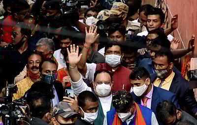 மேற்கு வங்கத்தில் நட்டாவுக்கு கருப்புக் கொடி