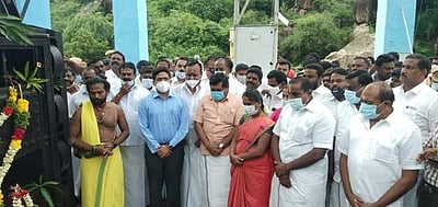 மணிமுத்தாறு அணையிலிருந்து பிசான சாகுபடிக்கு தண்ணீர் திறப்பு