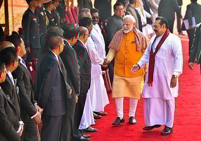 இலங்கை பிரதமர் மஹிந்த ராஜபக்சே இந்தியா வருகை