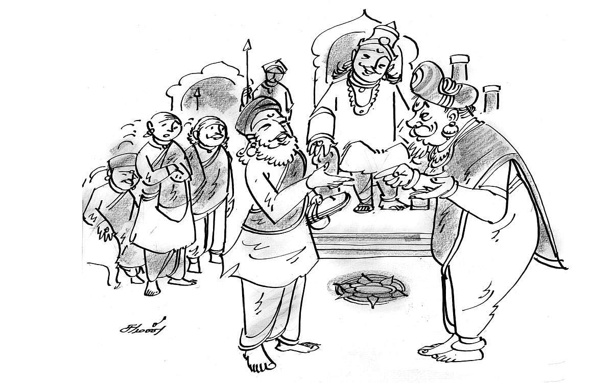 குறள் நெறிக் கதைகள்!: மூட அரசனும் முட்டாள் பண்டிதனும்