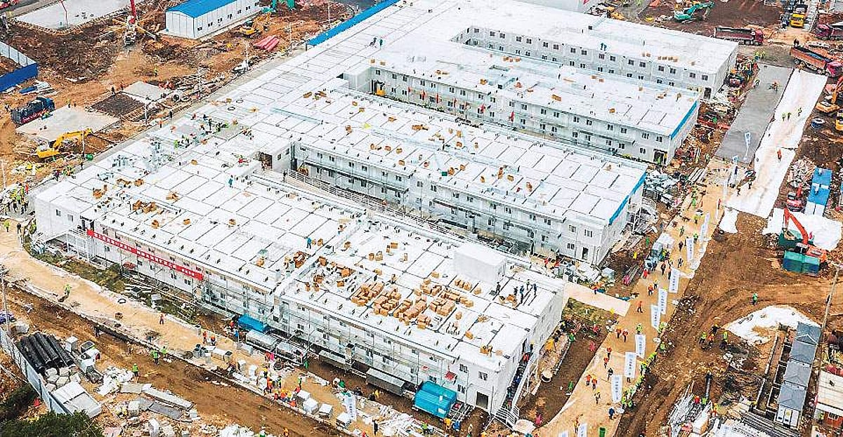 10 நாளில் கட்டப்பட்ட மருத்துவமனை!