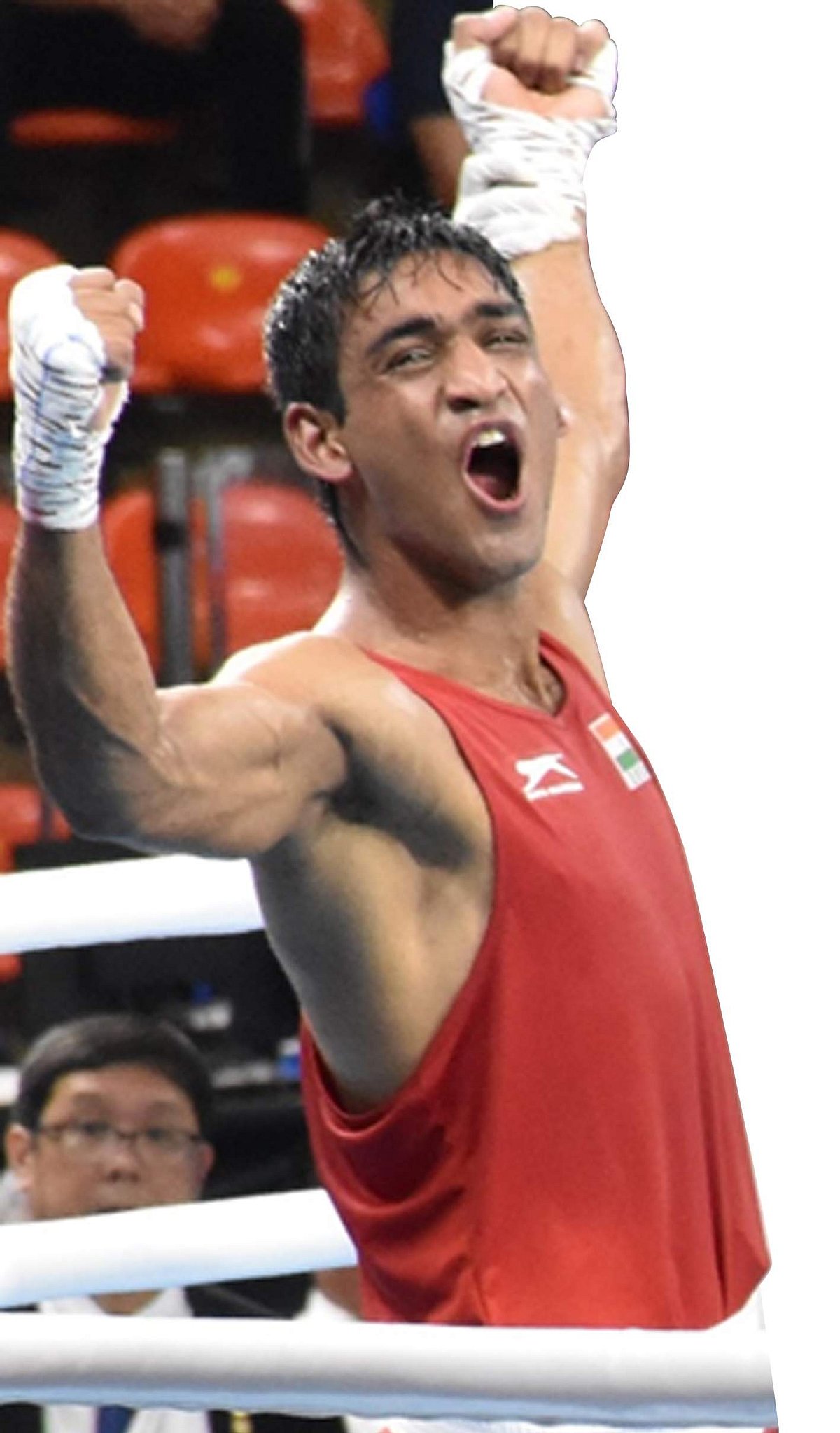 தந்தையின் கனவை நனவாக்கி குத்துச்சண்டை வீரா் ஆஷிஷ் குமாா்: ஒலிம்பிக் தகுதி பெற்றாா்