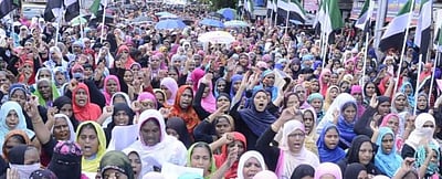 மதுரையில் தமிழ்நாடு தவ்ஹீத் ஜமாஅத் சார்பில் போராட்டம்