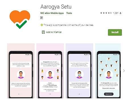 ஆரோக்ய சேது செயலிக்கு அதிகரிக்கும் வரவேற்பு