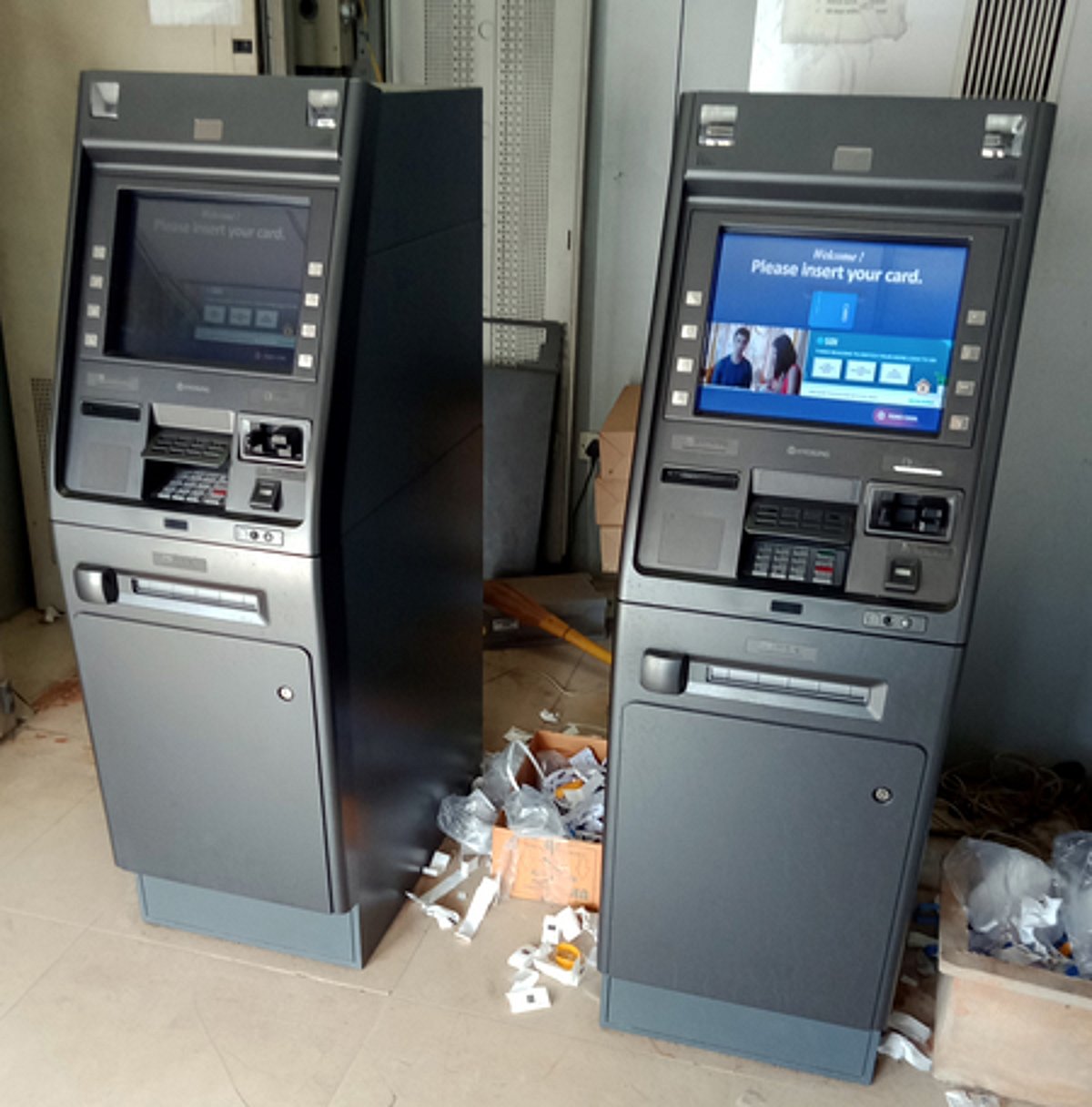 கிருமி நாசினி இல்லாத புதுச்சேரி ஏடிஎம் மையங்கள்!