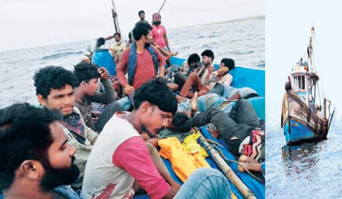 கடல் வழியாக தப்பிச் செல்லும் வெளி மாநில மீனவர்கள்