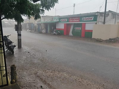 திருத்துறைப்பூண்டி பகுதியில் கோடை மழை