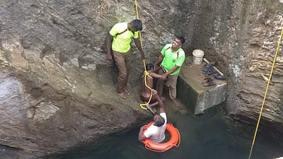 ராஜபாளையம் அருகே கிணற்றில் தவறி விழுந்து இருவர் பலி