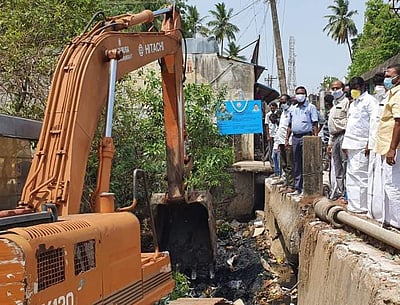 காட்டுமன்னார்கோவில் வட்டத்தில் குடிமராமத்து பணி தொடக்கம்