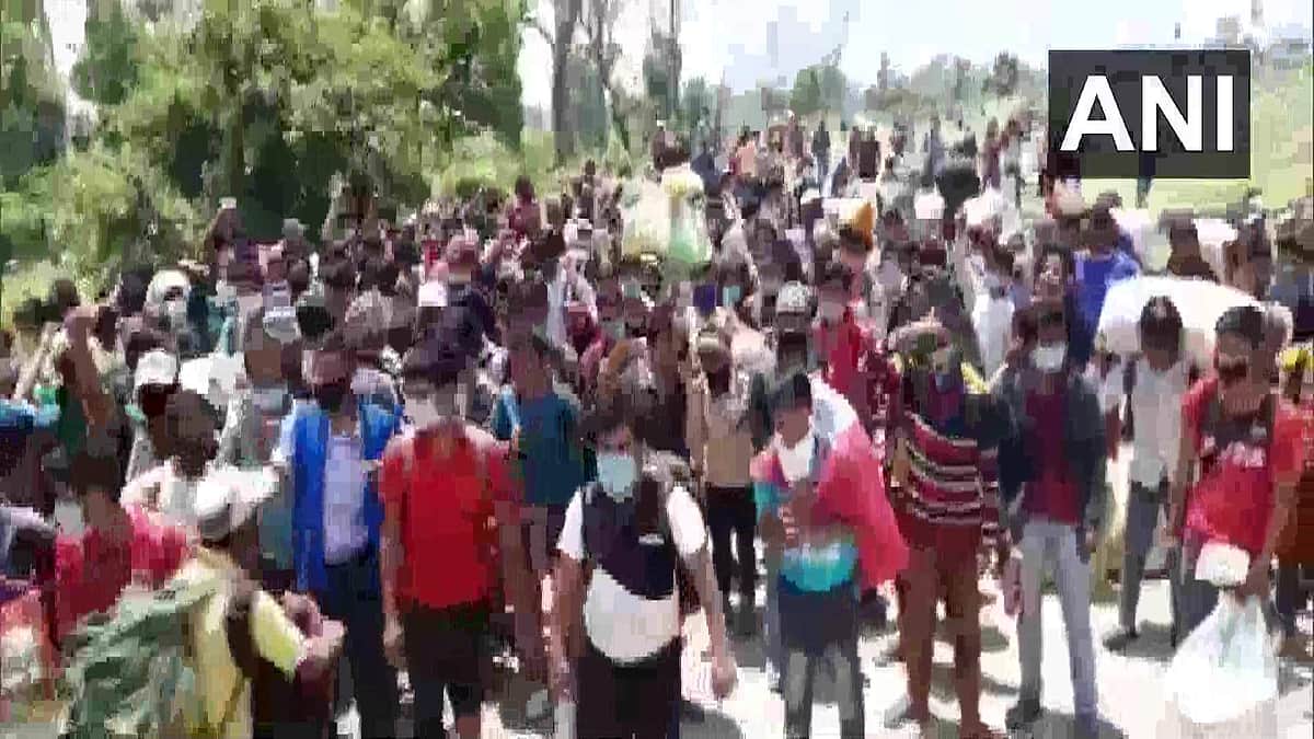 உத்தரகண்ட்: 500-க்கும் மேற்பட்ட நேபாள தொழிலாளர்கள் போராட்டம்