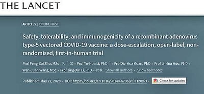 கொவைட்-19 தடுப்பூசிக்கானமருத்துவ ரீதியிலான ஆய்வில் பயனுள்ள முடிவு!