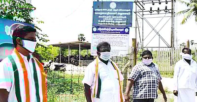 சங்ககிரியில் காங்கிரஸ் ஆர்ப்பாட்டம்