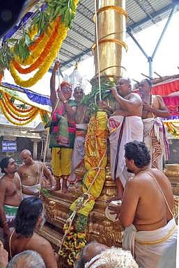 கோவிந்தராஜ சுவாமி கோயில் பிரம்மோற்சவம் கொடியேற்றத்துடன் தொடக்கம்