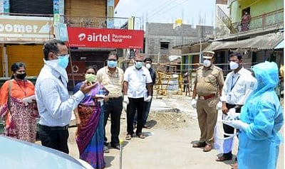 கிருஷ்ணகிரியில் இன்று ஒரே நாளில் 4 பேருக்கு கரோனா தொற்று உறுதி 