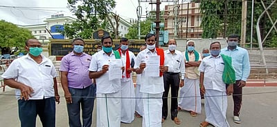 தமிழ்நாடு விவசாயிகள் சங்கம் சார்பில் கோவை மாவட்ட ஆட்சியரிடம் மனு