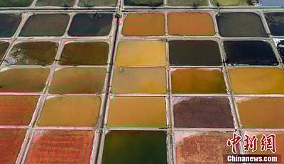 சீனாவில் ழோங்சேங் உப்பு வயல்