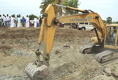 மேட்டூர் அணை உபரிநீர் பாசனத்திட்டப் பணிகள் ஆய்வு