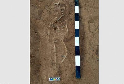 2600 ஆண்டுகளுக்கு முந்தைய குழந்தையின் எலும்புக்கூடு: கொந்தகை அகழாய்வில் கிடைத்தது