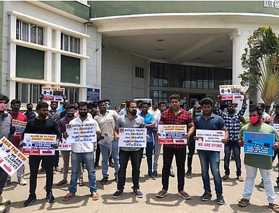 திருப்பூரில் உடற்பயிற்சிக் கூடங்களைத் திறக்கக் கோரி ஆட்சியரிடம் மனு