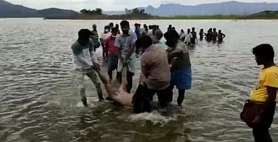 பவானிசாகர் அணையின் நீர்த்தேக்க பகுதியில் குளிக்கச் சென்ற 4 கல்லூரி மாணவர்கள் நீரில் மூழ்கி பலி