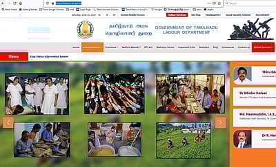 அமைப்புசாரா தொழிலாளர்கள் இணையம் வழியாகவே பதிவு செய்ய வசதி