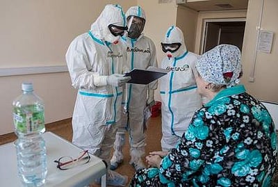 ரஷியாவில் கடந்த 24 மணி நேரத்தில் 7,600 பேருக்கு தொற்று; மேலும் 95 பேர் பலி