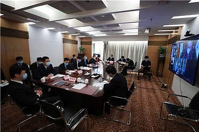 சீன-இந்திய எல்லை விவகாரம் குறித்த காணொலி கூட்டம்