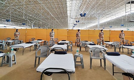 10,000 படுக்கைகள் கொண்ட கரோனா சிறப்பு சிகிச்சை மையப் பொறுப்பை ஏற்றது ஐடிபிபி!