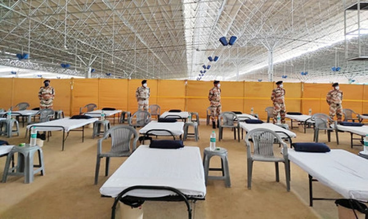 10,000 படுக்கைகள் கொண்ட கரோனா சிறப்பு சிகிச்சை மையப் பொறுப்பை ஏற்றது ஐடிபிபி!