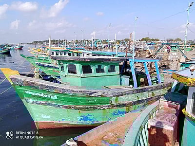 புதுக்கோட்டை மாவட்டம் ஜெகதாபட்டினம் மீனவர்கள் வேலைநிறுத்தம்