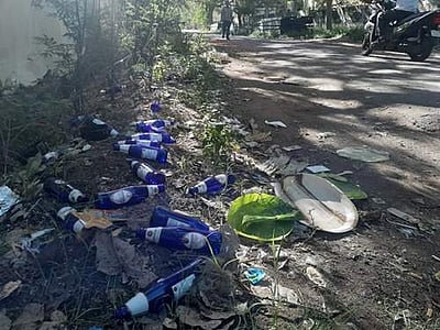 கோவை நகரின் முக்கிய சாலைகளில் மது பாட்டில்கள்: பெண்கள், குழந்தைகள் அச்சம்