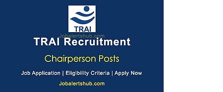 டிராய் தலைவா் பதவிக்கு விண்ணப்பங்கள் வரவேற்பு