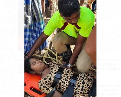 அருப்புக்கோட்டை அருகே கிணற்றில் குதித்த சிறுமி: போராடி மீட்ட தீயணைப்புத்துறையினர்