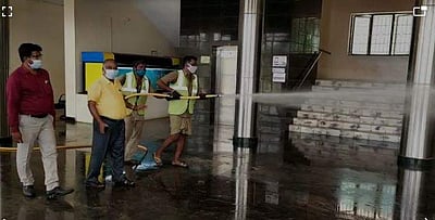 ஊழியருக்கு கரோனா தொற்று உறுதியானதால் அரியலூர் மாவட்ட ஆட்சியர் அலுவலகம் மூடல்