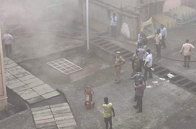 பவானி கதவணை மின் உற்பத்தி நிலையத்தில் தீ விபத்து