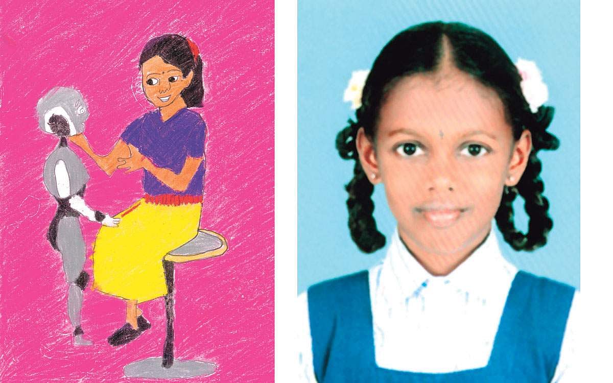 அன்பும் அறிவும்!: பிஞ்சுக்கை  ஓவியத்திற்கு  ஒரு சின்னஞ்சிறு கதை!