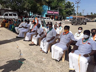 புதுக்கடையில் டாஸ்மாக் கடையை தற்காலிகமாக மூட வலியுறுத்தி பா.ஜ.க உண்ணாவிரதம்