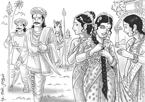 கோபம் மறைந்தது; நாணம் மலர்ந்தது!