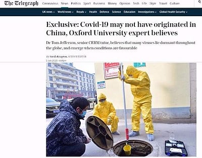 புதிய ரக கரோனா வைரஸ் சீனாவில் தோன்றவில்லை!