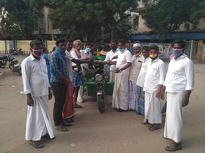 தேமுதிக சாா்பில் கபசுரக் குடிநீா் வழங்கல்