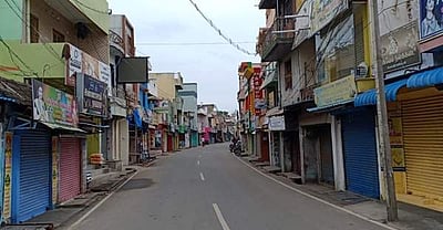 சுய ஊரடங்கால் பென்னாகரம் பகுதிகளில் கடைகள் அடைப்பு