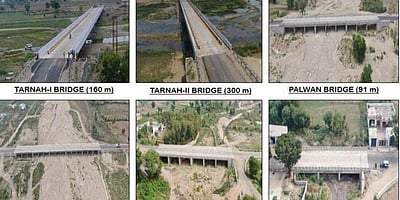 ஜம்மு-காஷ்மீரில் புதிதாகக் கட்டப்பட்ட 6 பாலங்கள் திறப்பு