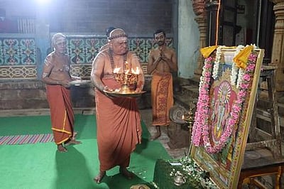 கந்தசஷ்டி கவச பாராயணத்துடன்திருவாவடுதுறை ஆதீனம்