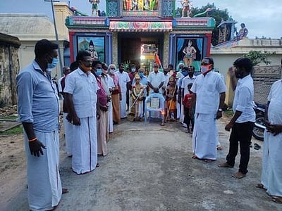 பாஜக சாா்பில் வேல்பூஜை மற்றும் கந்த சஷ்டி கவச பாராயணம்