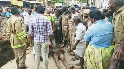 புதை சாக்கடை பணியில் ஈடுபட்ட தொழிலாளி மண் சரிவில் சிக்கி பலி