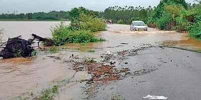 கிருஷ்ணா நதியில் வெள்ளப்பெருக்கு: விஜயவாடாவில் வெள்ள அபாய எச்சரிக்கை