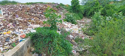 ஊத்துக்கோட்டை அருகே சாலையில் குப்பைக் கழிவுகள் தேங்கும் அவலம்