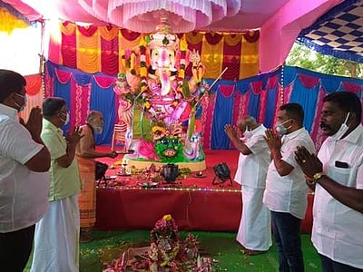 திருப்பூர் மாவட்டத்தில் 1,500 விநாயகர் சிலைகள் பிரதிஷ்டை